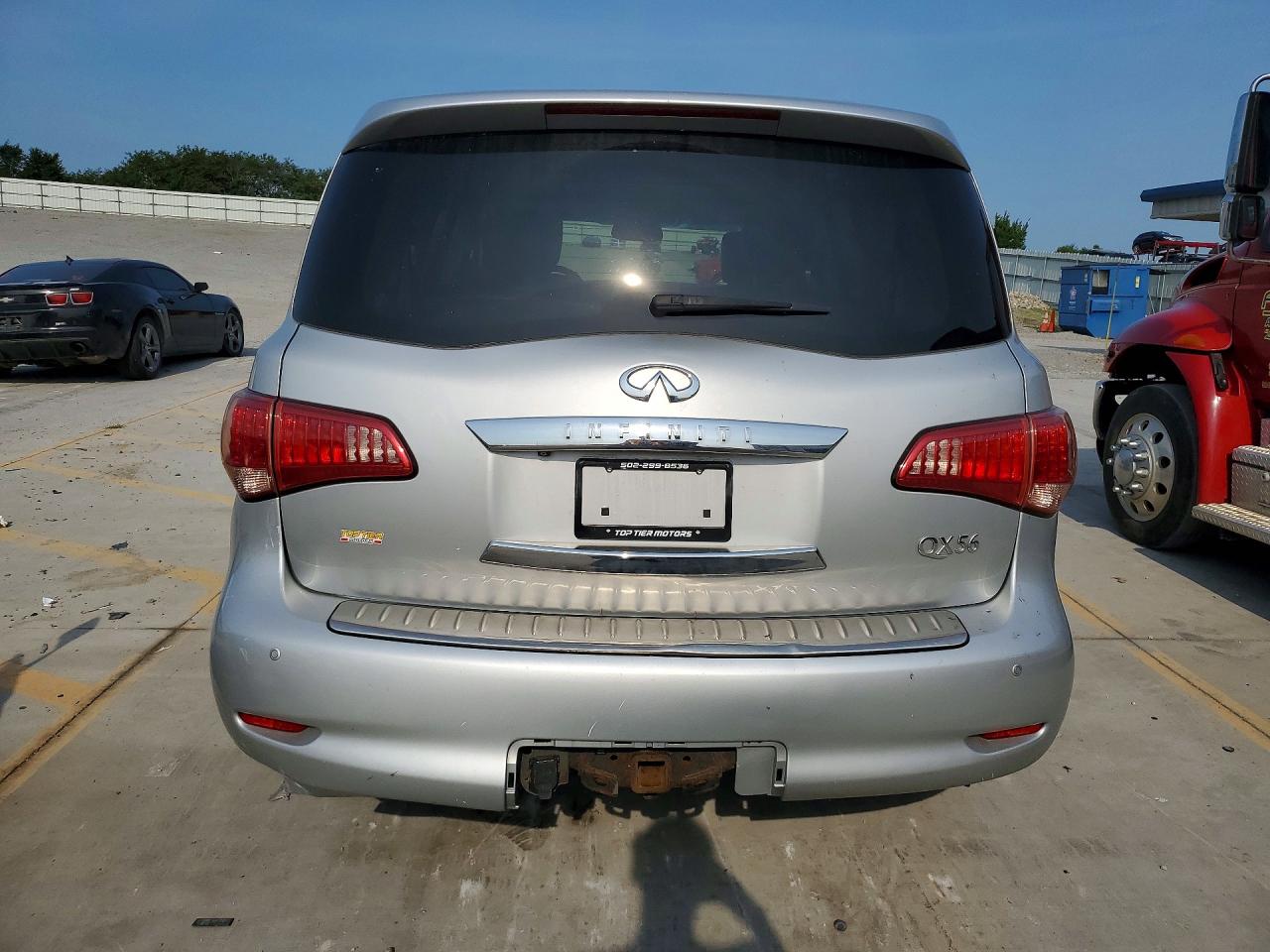 2012 Infiniti Qx56 Base Серебряный vin: JN8AZ2NEXC9019007