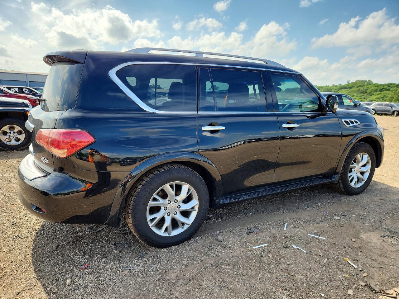 2012 Infiniti Qx56 Base Black vin: JN8AZ2NEXC9019427