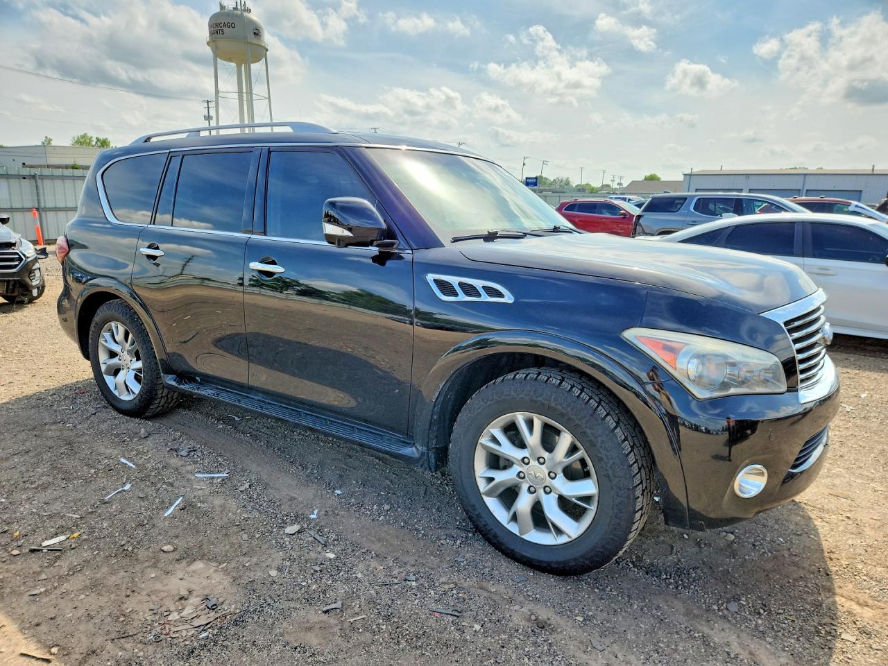 2012 Infiniti Qx56 Base Black vin: JN8AZ2NEXC9019427