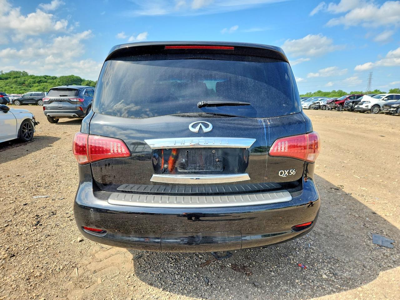 2012 Infiniti Qx56 Base Black vin: JN8AZ2NEXC9019427