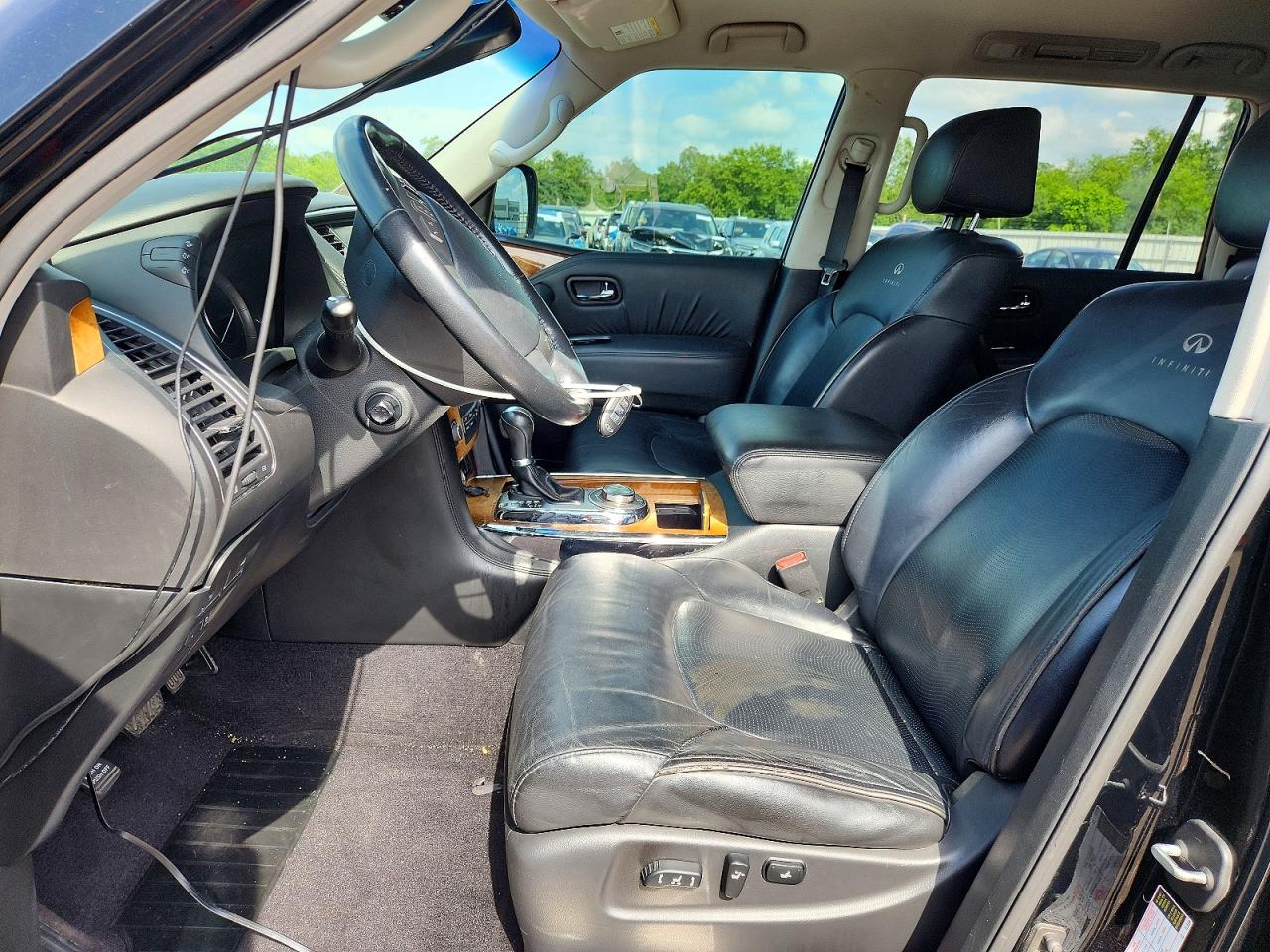 2012 Infiniti Qx56 Base Black vin: JN8AZ2NEXC9019427