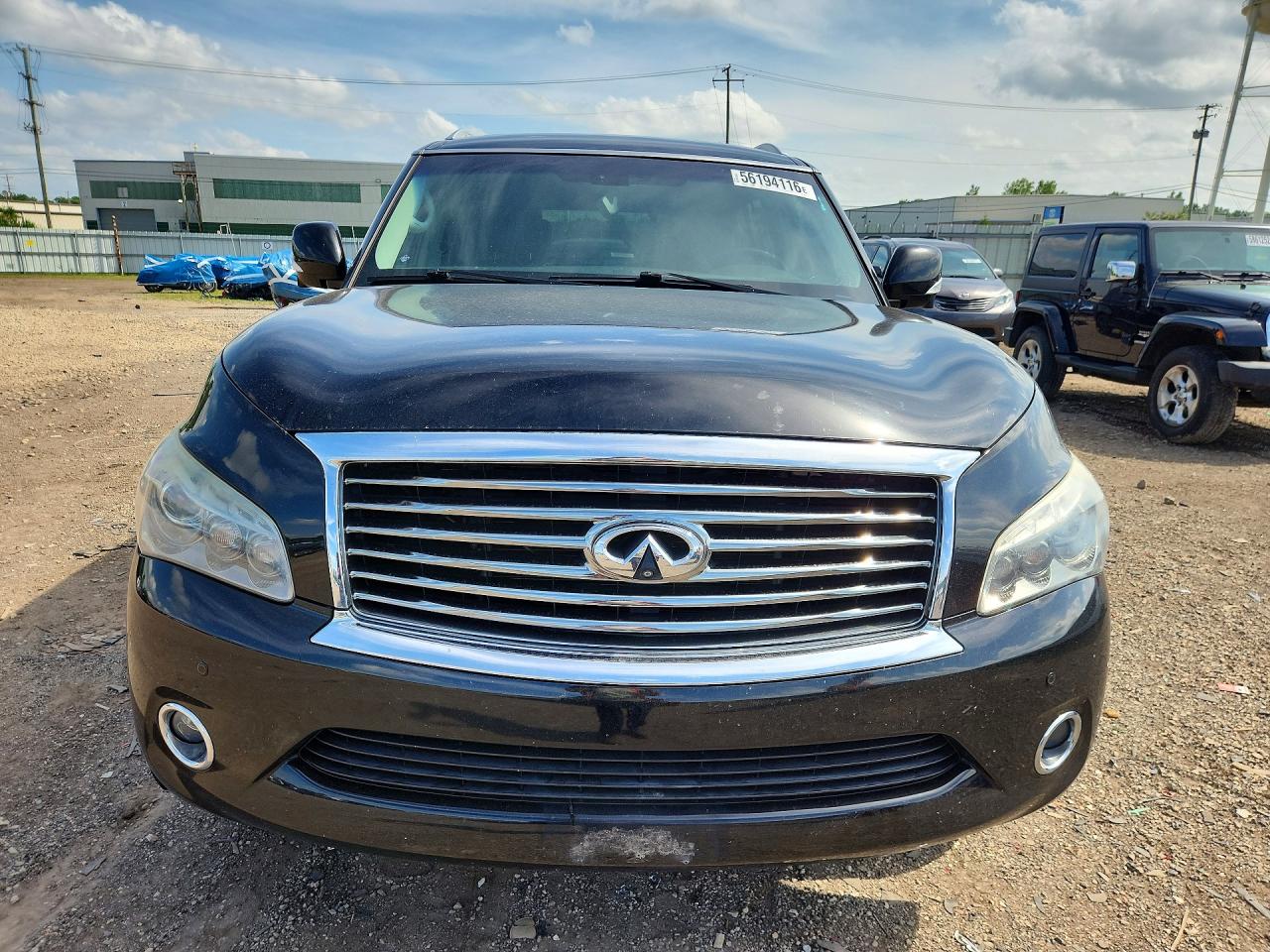 2012 Infiniti Qx56 Base Black vin: JN8AZ2NEXC9019427