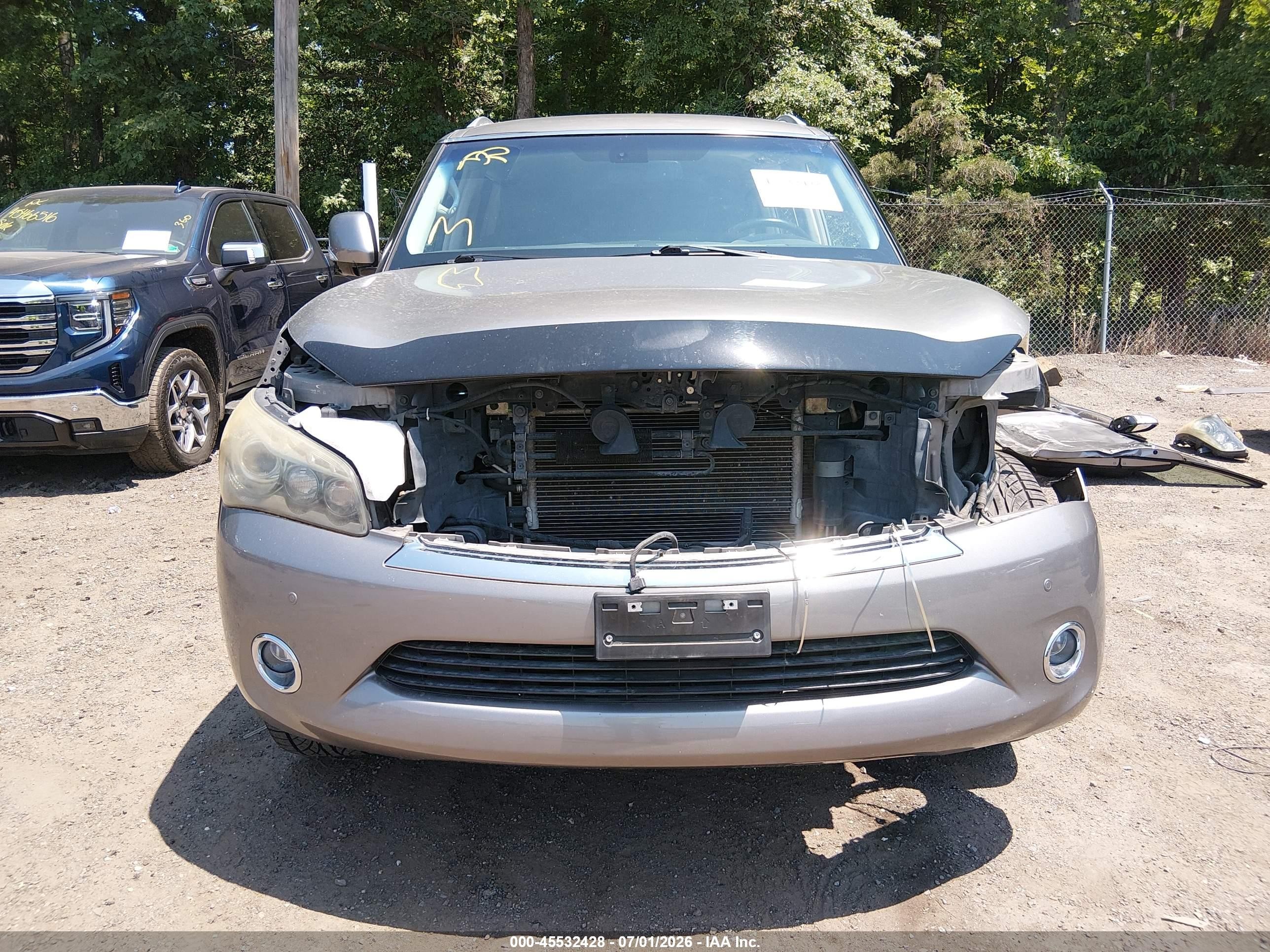 2012 Infiniti Qx56   Silver vin: JN8AZ2NEXC9019637