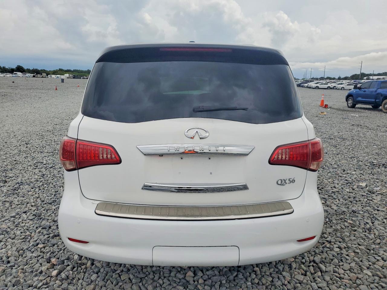 2012 Infiniti Qx56 Base White vin: JN8AZ2NEXC9021792