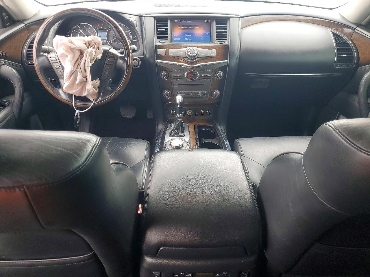 2012 Infiniti Qx56 Base White vin: JN8AZ2NEXC9021792