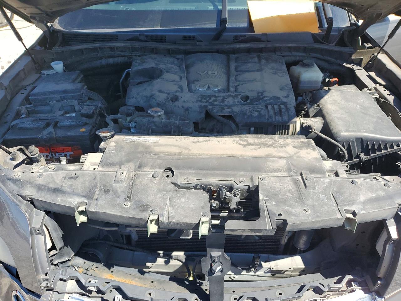 2013 Infiniti Qx56 Base Silver vin: JN8AZ2NEXD9042496
