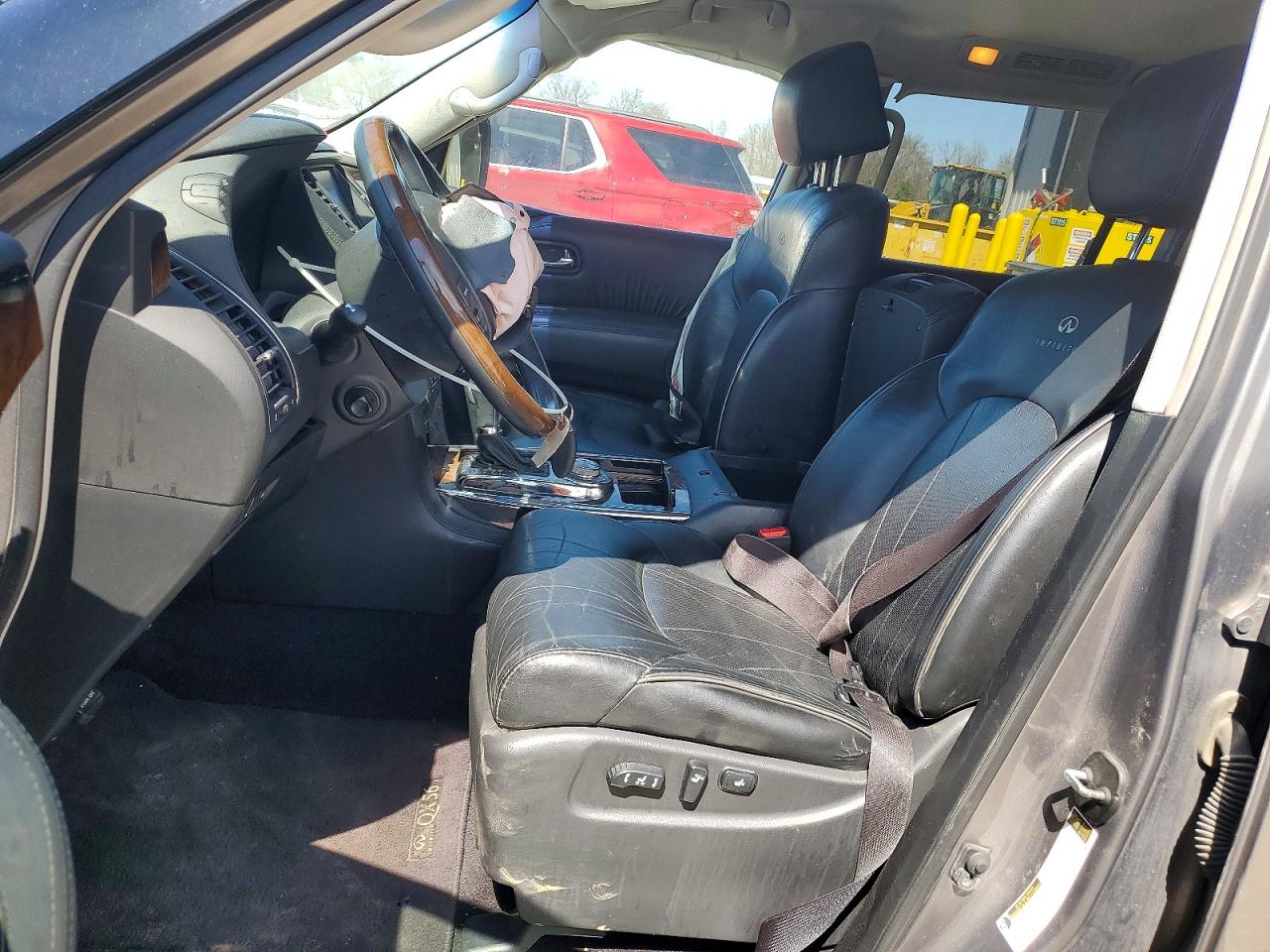 2013 Infiniti Qx56 Base Silver vin: JN8AZ2NEXD9042496