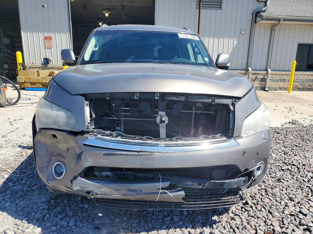 2013 Infiniti Qx56 Base Silver vin: JN8AZ2NEXD9042496