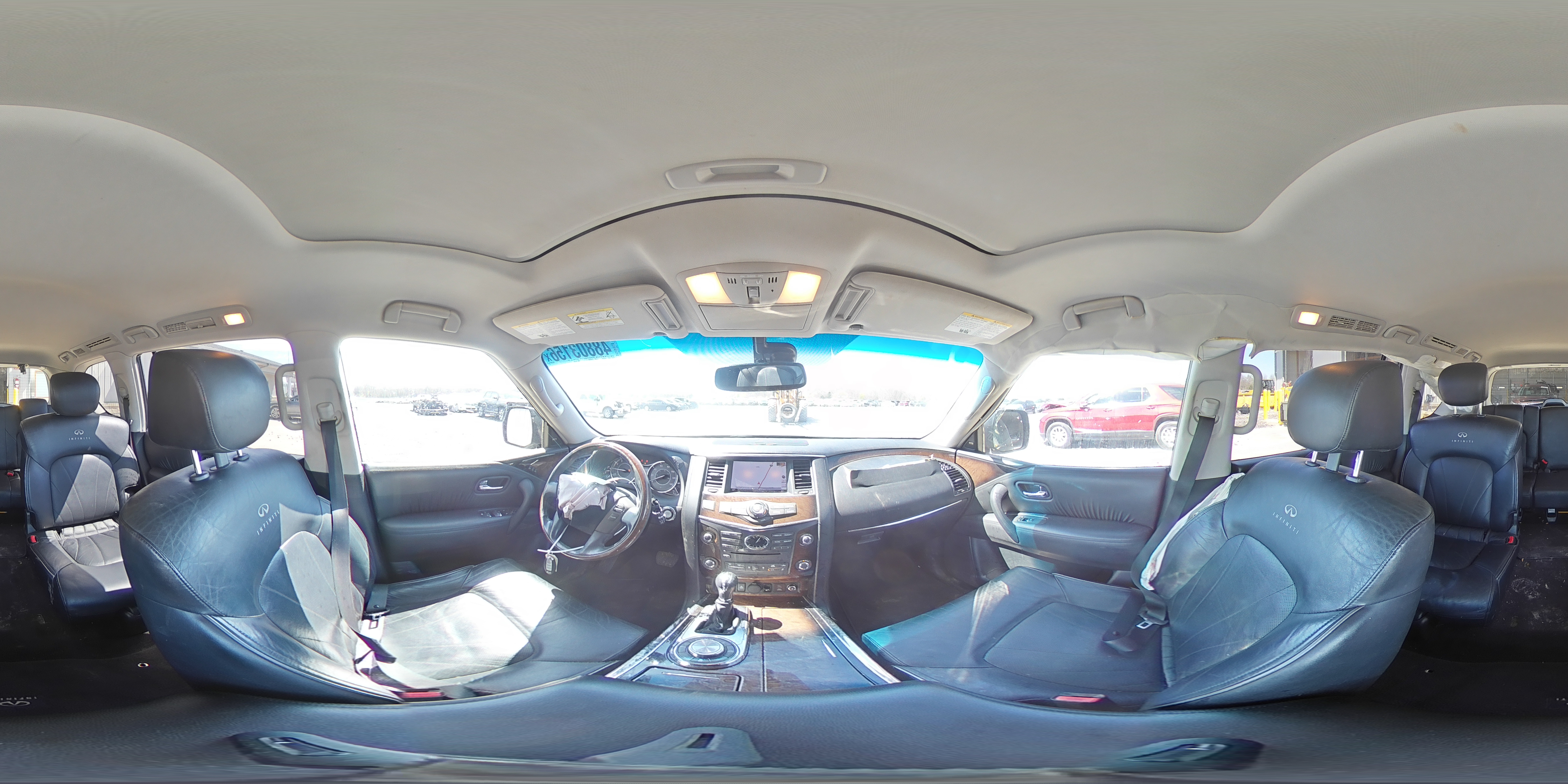 2013 Infiniti Qx56 Base Silver vin: JN8AZ2NEXD9042496