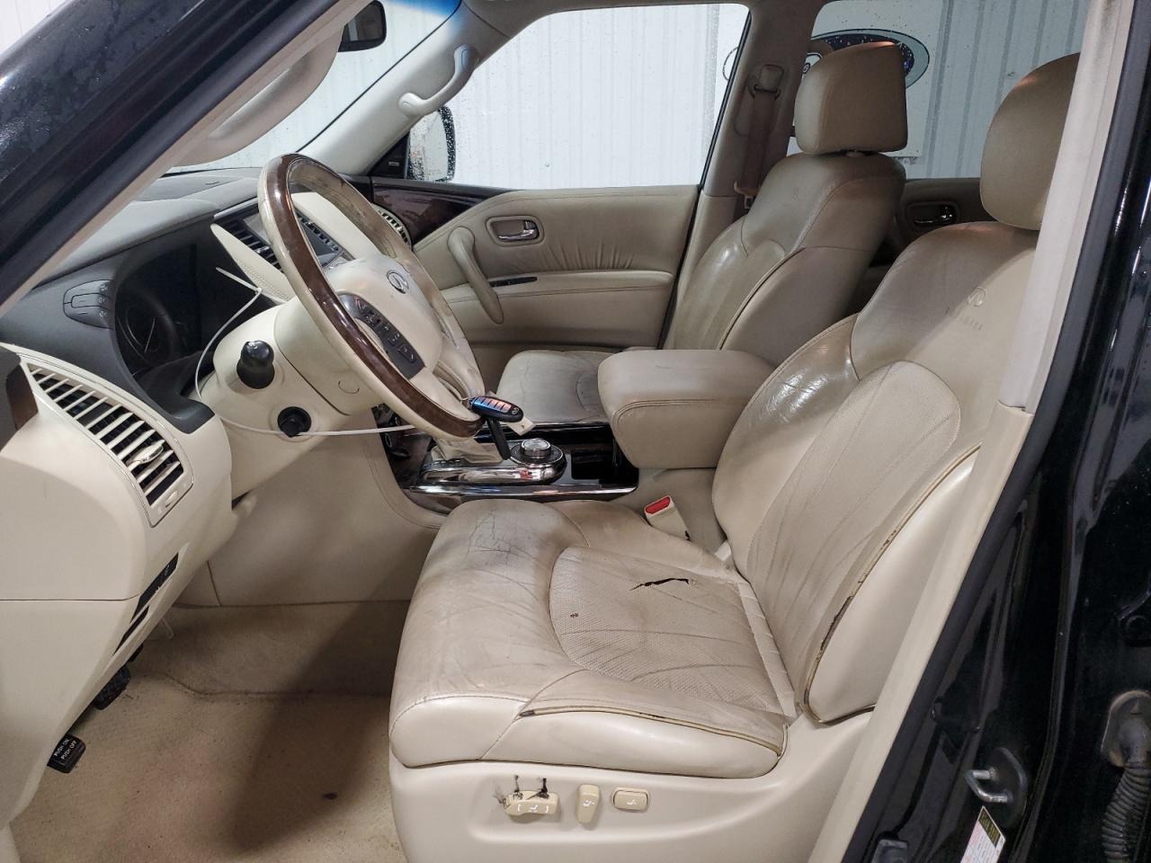 2013 Infiniti Qx56 Base Черный vin: JN8AZ2NEXD9061145 Damage: Left Front Seat Cushion, Torn, 9 To 10 Inches