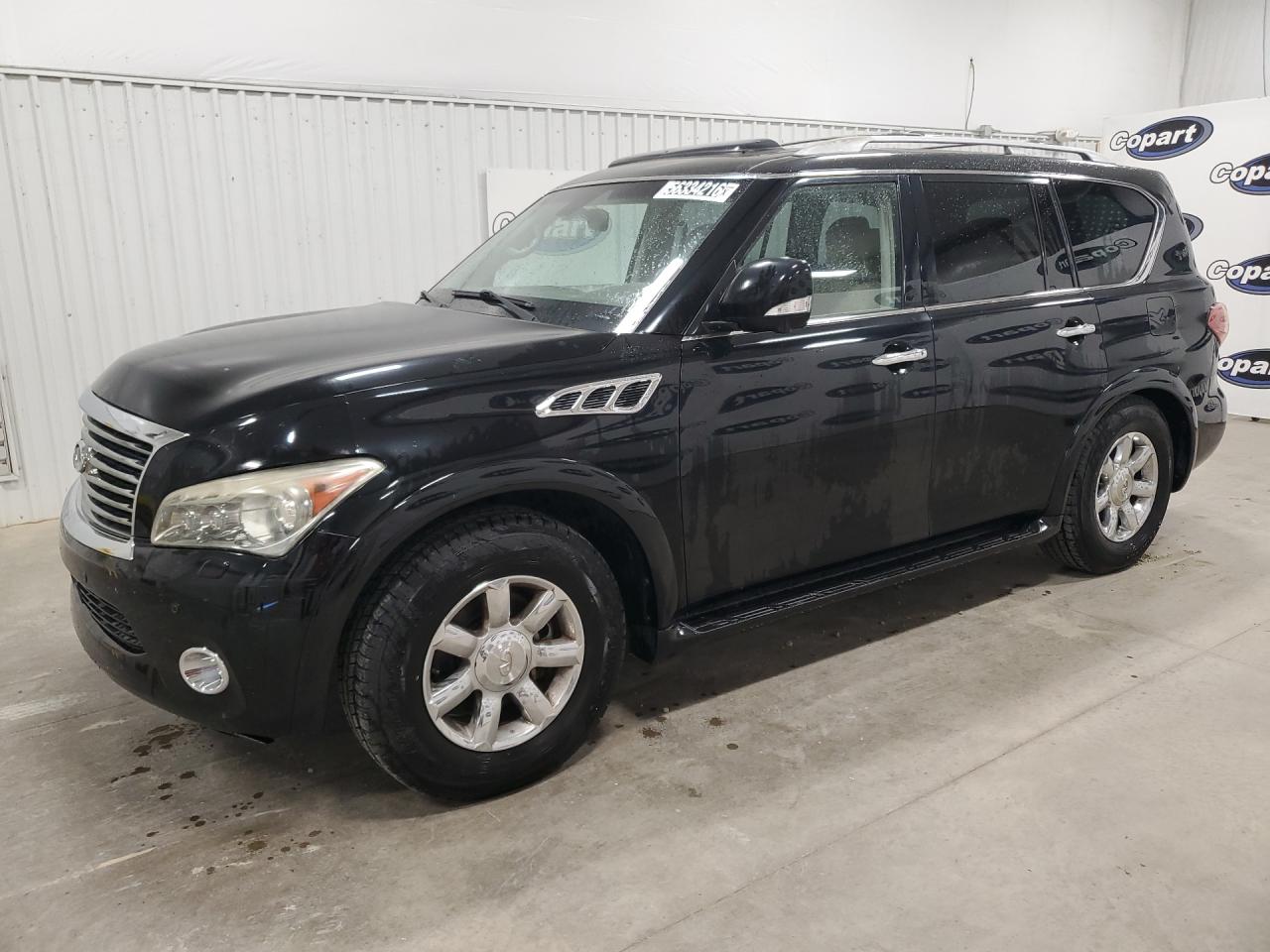 2013 Infiniti Qx56 Base Черный vin: JN8AZ2NEXD9061145 Damage: Left Front Fender, Heavy Scratch, 2 To 3 Inches