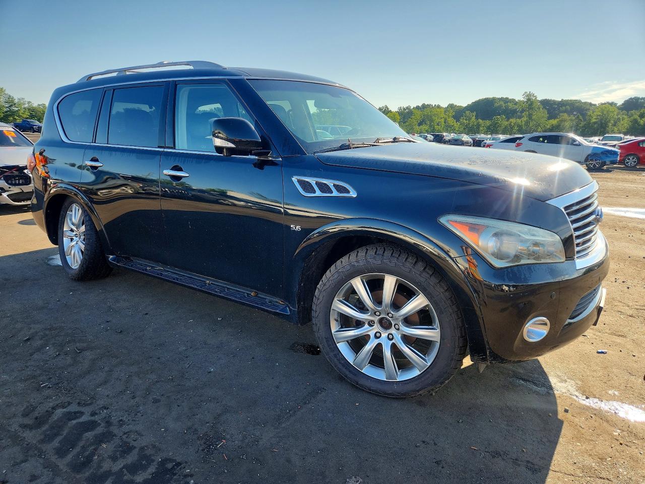 2014 Infiniti Qx80 Base Черный vin: JN8AZ2NEXE9061826