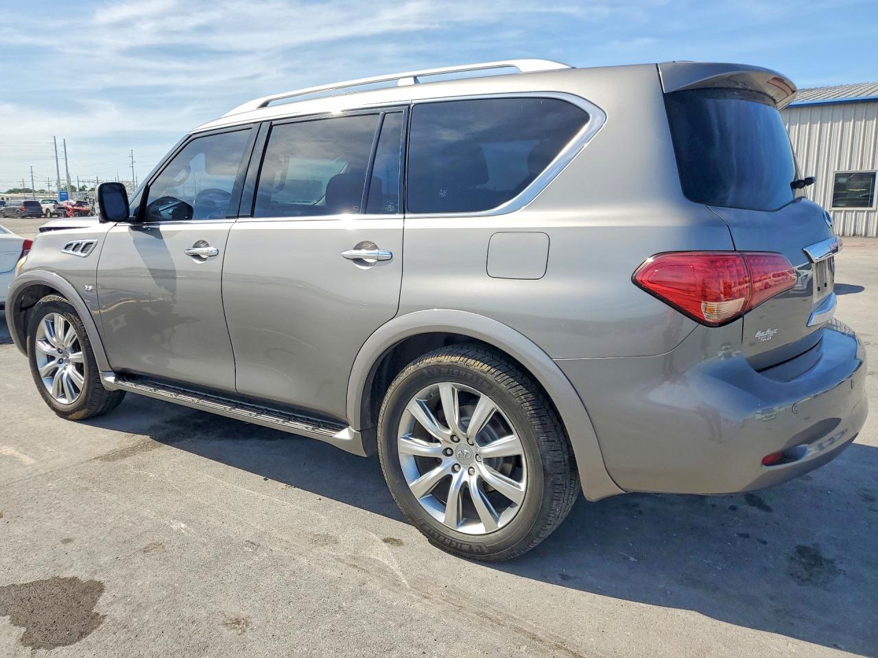 2014 Infiniti Qx80 Base Серебряный vin: JN8AZ2NEXE9063009