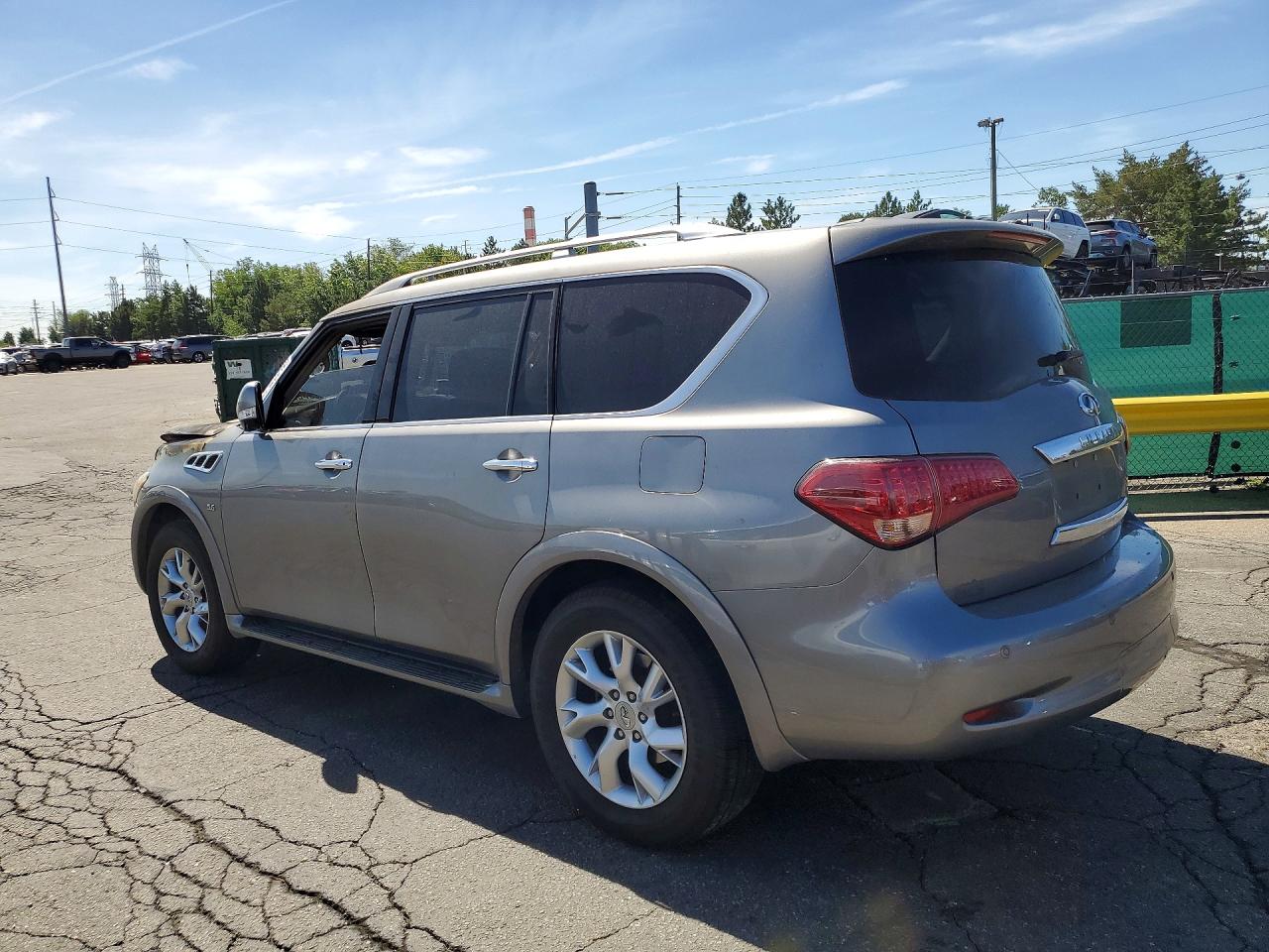 2014 Infiniti Qx80 Base Gray vin: JN8AZ2NEXE9063673