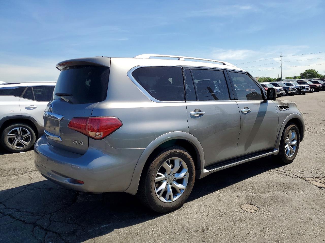 2014 Infiniti Qx80 Base Gray vin: JN8AZ2NEXE9063673