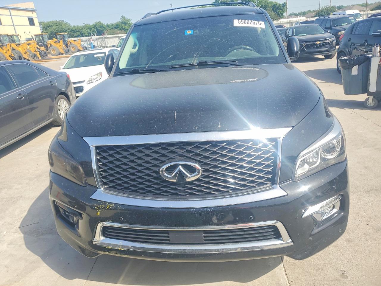 2015 Infiniti Qx80 Base Black vin: JN8AZ2NEXF9080622