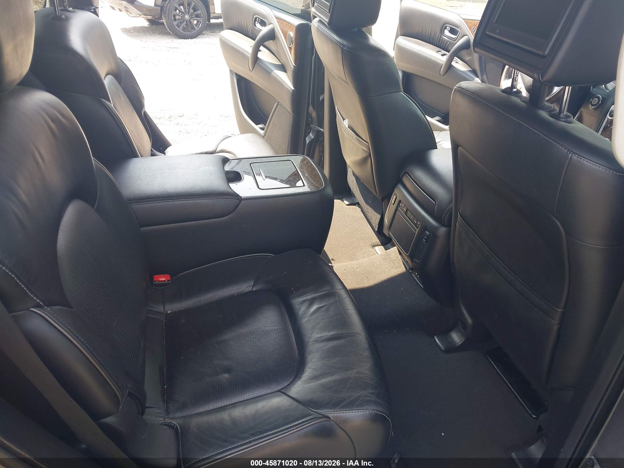 2015 Infiniti Qx80   Gray vin: JN8AZ2NEXF9085562