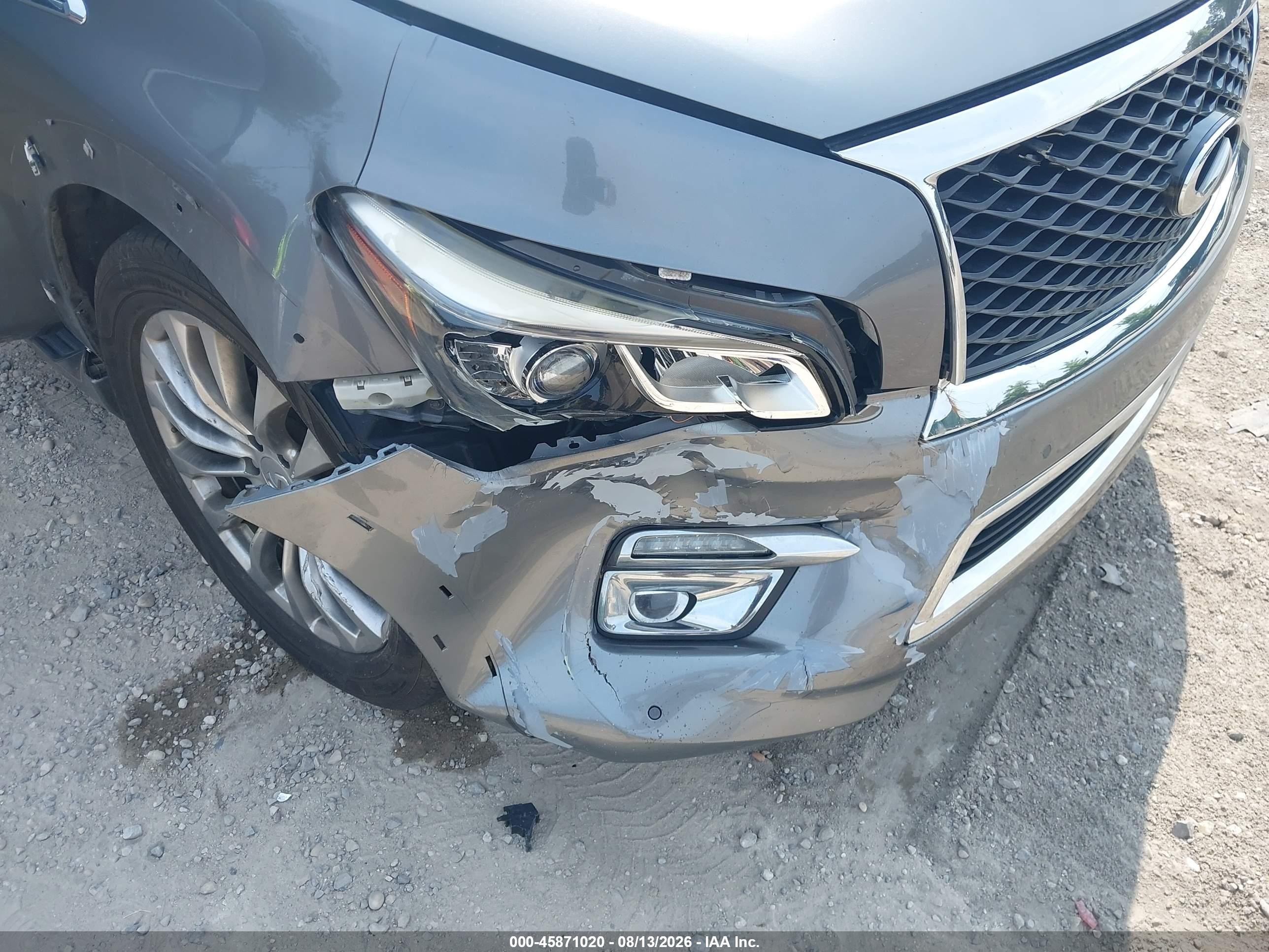 2015 Infiniti Qx80   Gray vin: JN8AZ2NEXF9085562
