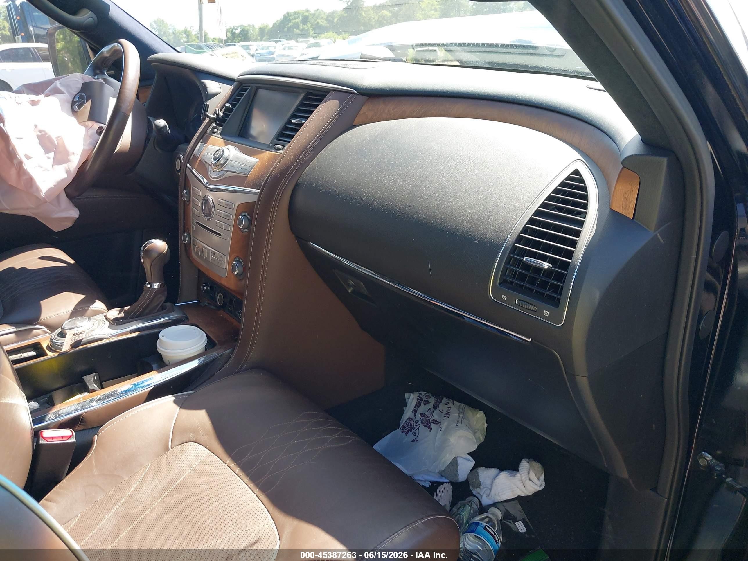 2015 Infiniti Qx80 Limited Black vin: JN8AZ2NEXF9085951