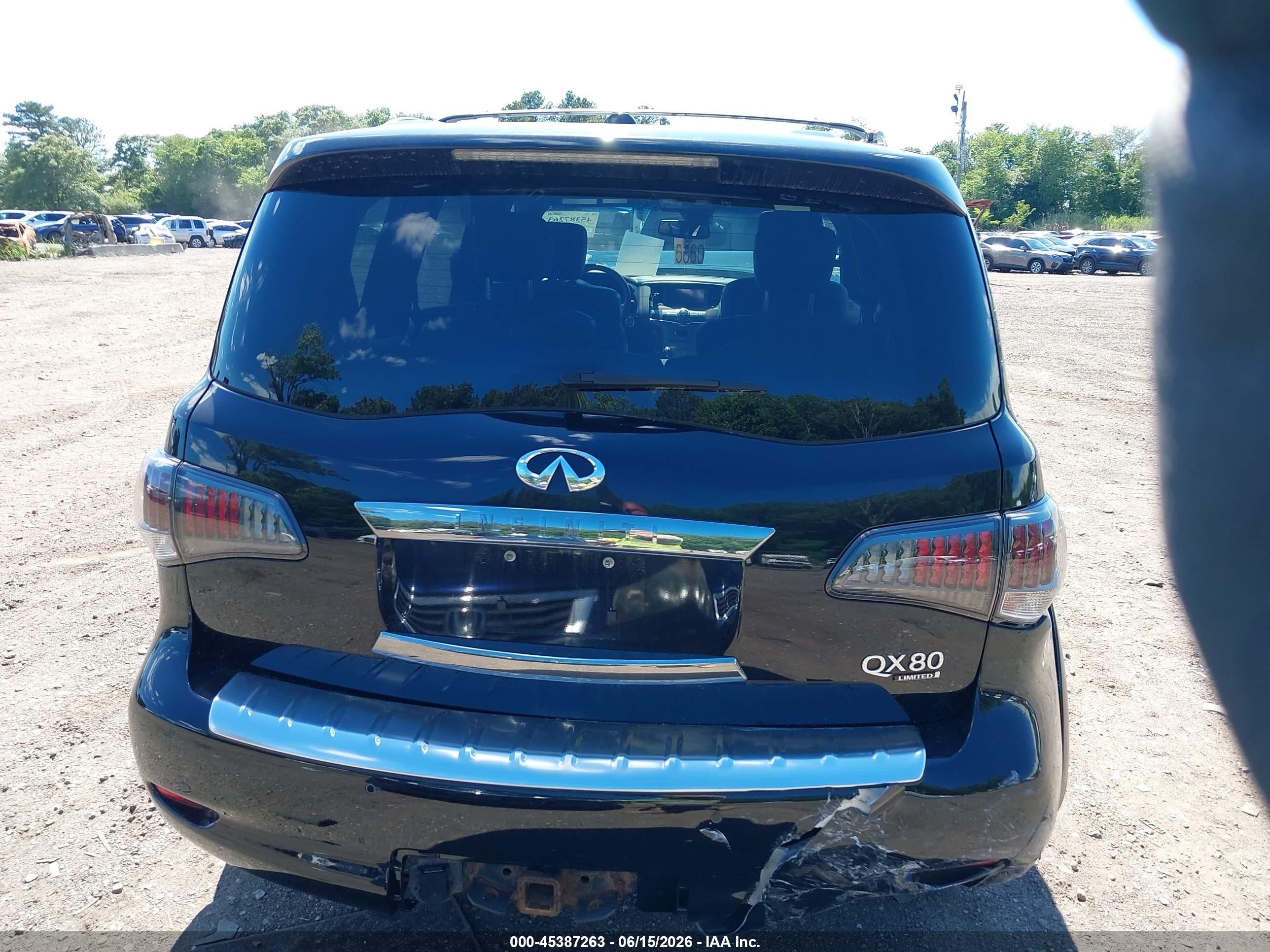 2015 Infiniti Qx80 Limited Black vin: JN8AZ2NEXF9085951