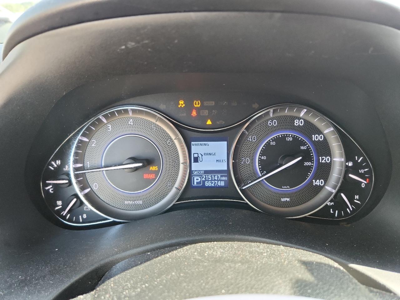 2017 Infiniti Qx80 Base Gray vin: JN8AZ2NEXH9154592 Damage: Warning Light - Abs, On, Unacceptable