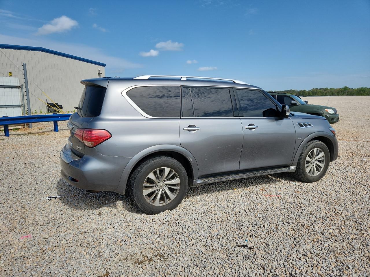 2017 Infiniti Qx80 Base Gray vin: JN8AZ2NEXH9154592