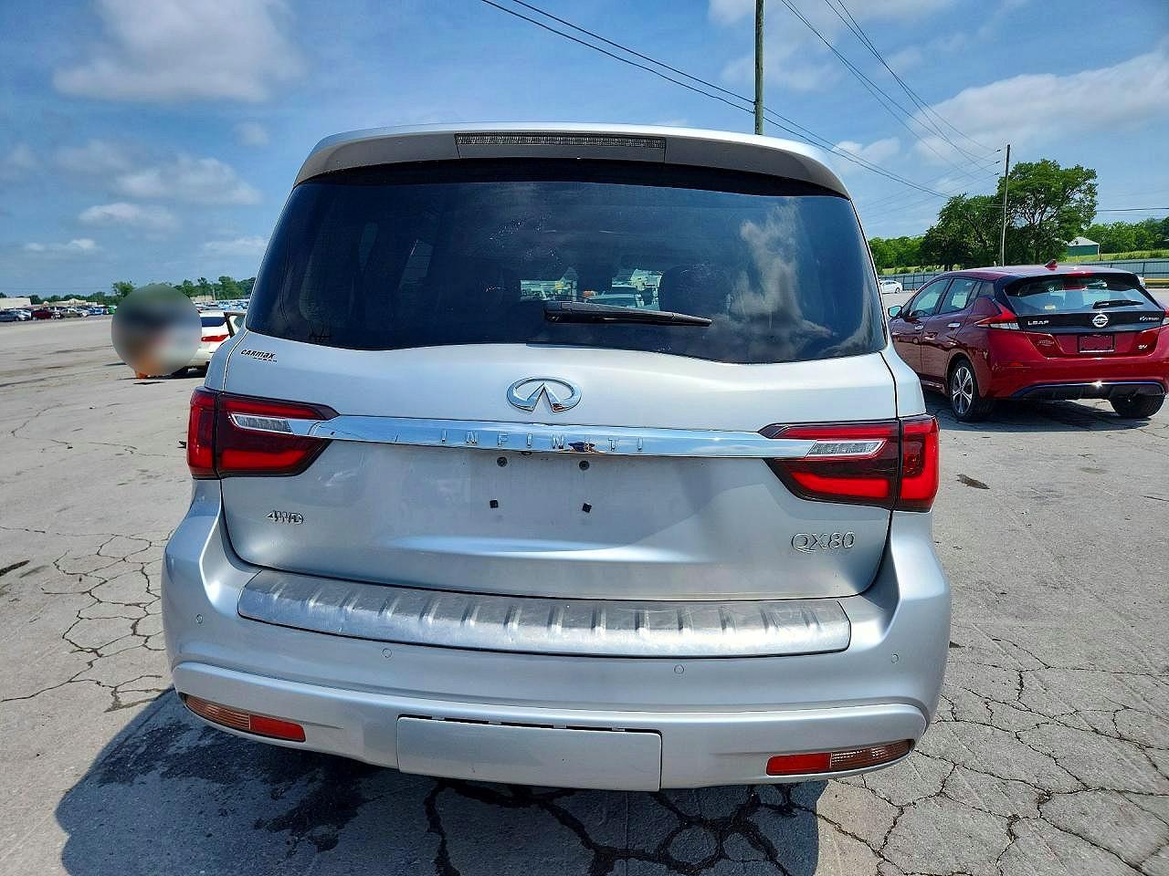 2020 Infiniti Qx80 Luxe Silver vin: JN8AZ2NEXL9253289