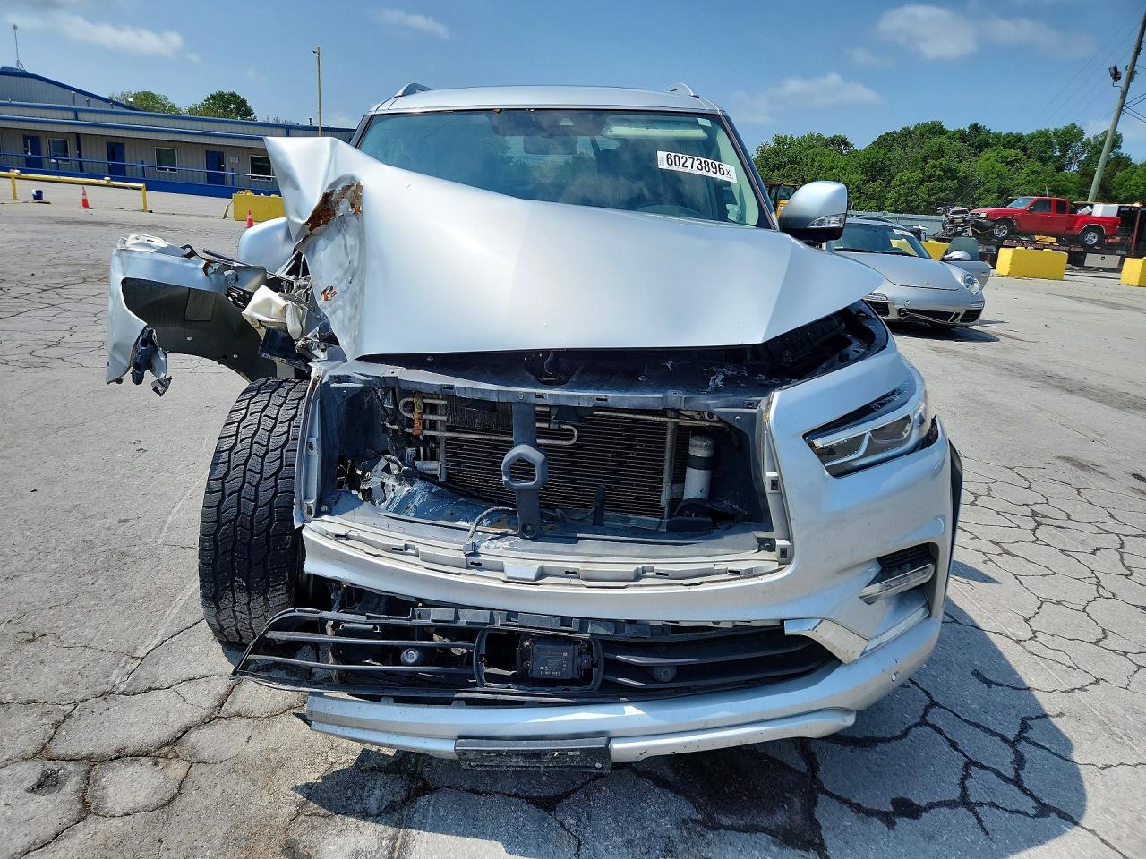 2020 Infiniti Qx80 Luxe Silver vin: JN8AZ2NEXL9253289