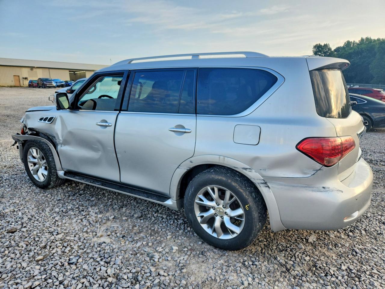 2011 Infiniti Qx56 Base Silver vin: JN8AZ2NF0B9501346