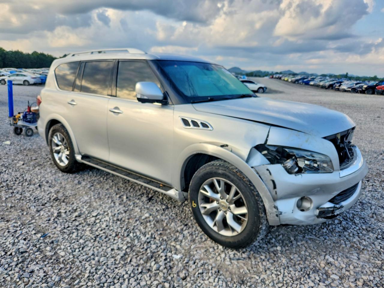 2011 Infiniti Qx56 Base Silver vin: JN8AZ2NF0B9501346