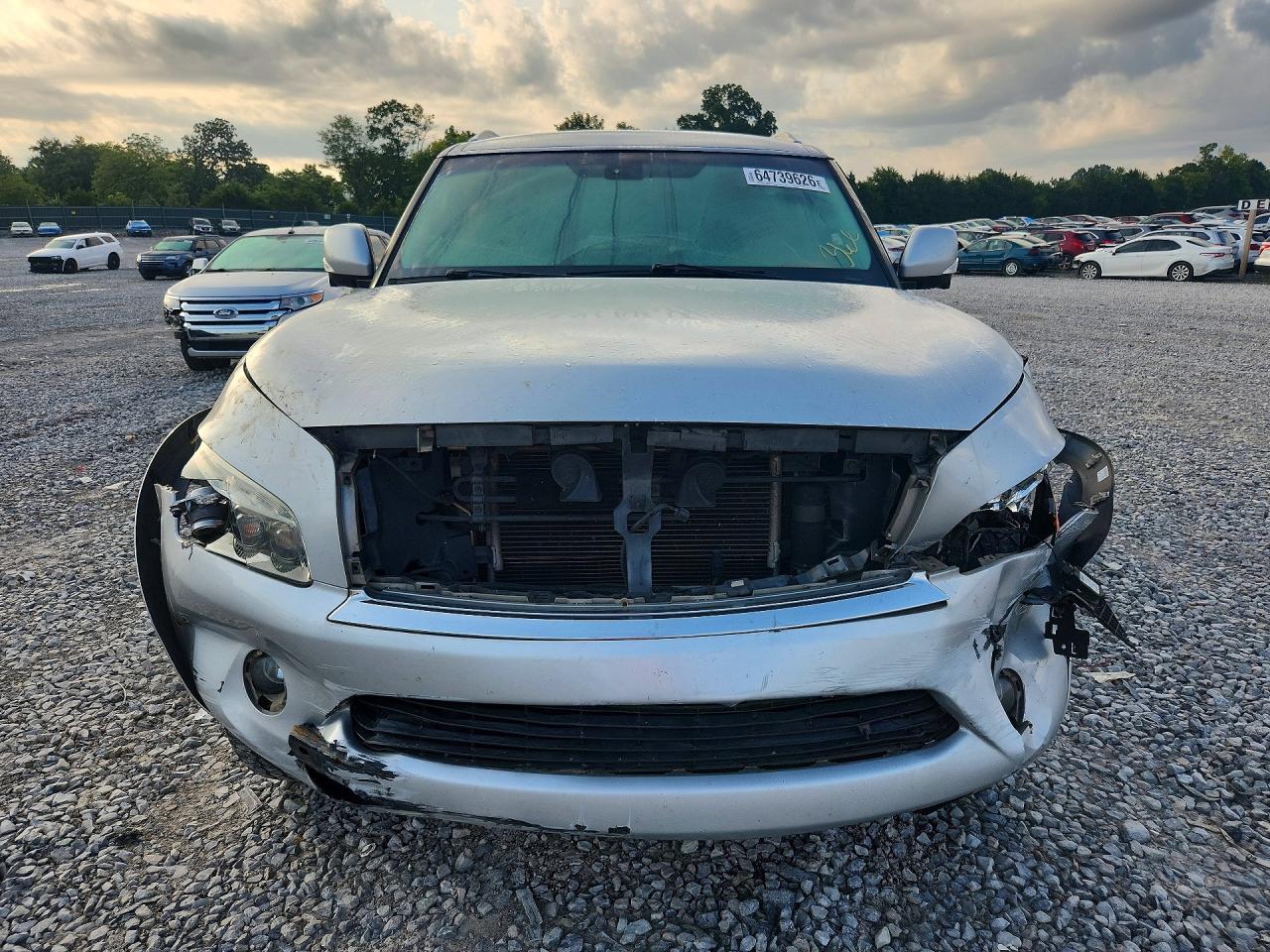 2011 Infiniti Qx56 Base Silver vin: JN8AZ2NF0B9501346