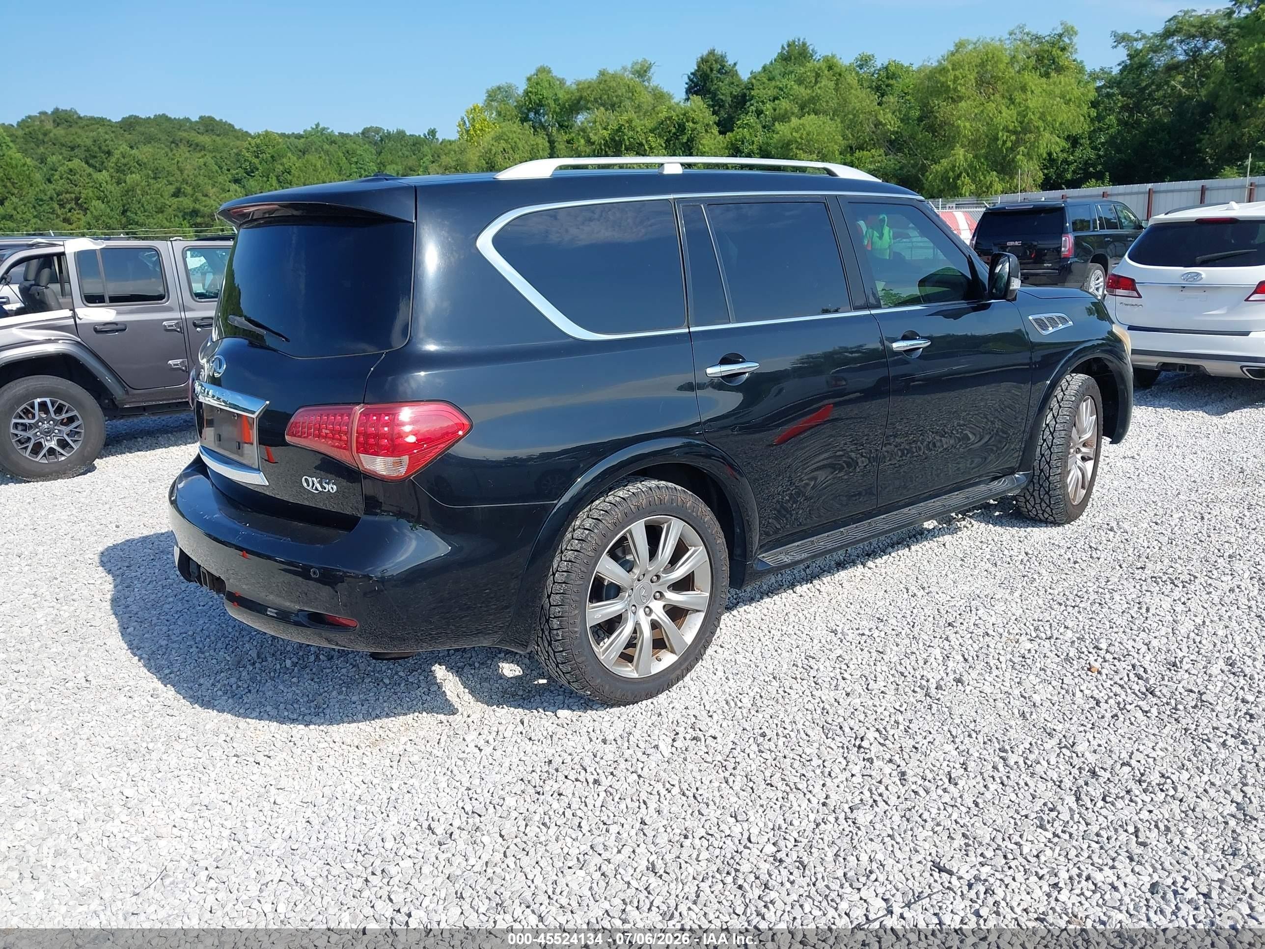 2011 Infiniti Qx56   Black vin: JN8AZ2NF0B9502576