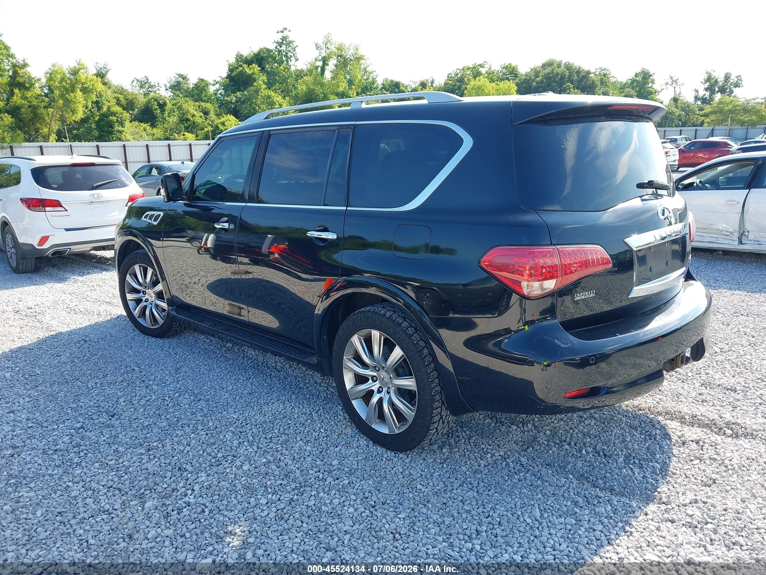 2011 Infiniti Qx56   Black vin: JN8AZ2NF0B9502576