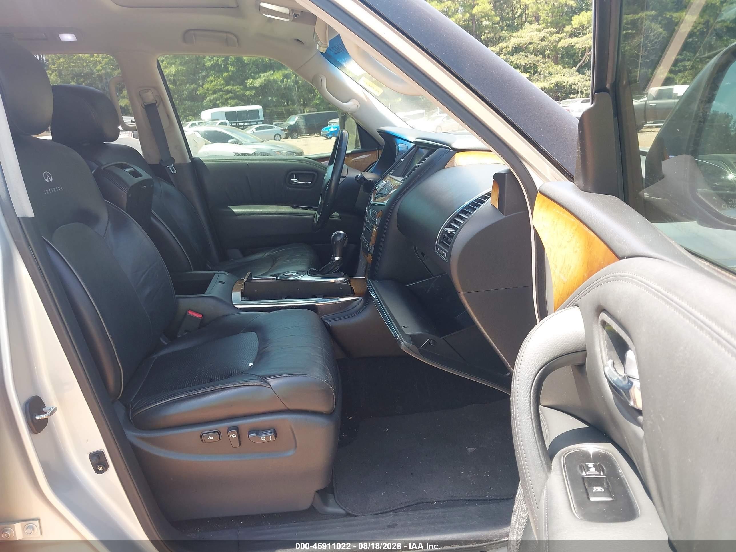 2012 Infiniti Qx56   Silver vin: JN8AZ2NF0C9516897