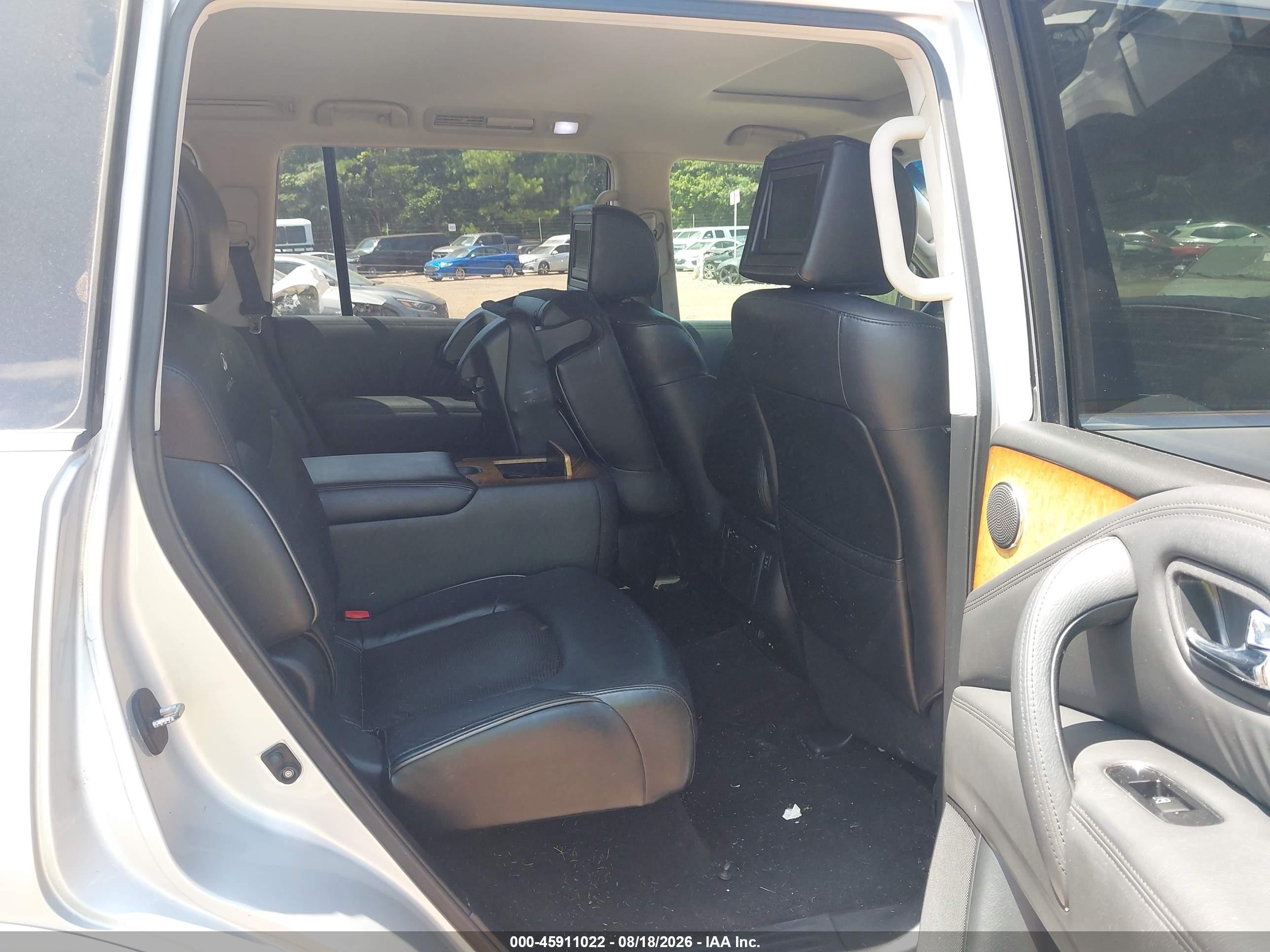 2012 Infiniti Qx56   Silver vin: JN8AZ2NF0C9516897