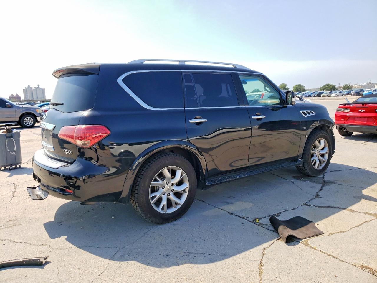 2014 Infiniti Qx80 Base Black vin: JN8AZ2NF0E9552902