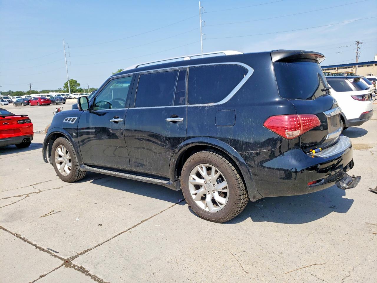 2014 Infiniti Qx80 Base Black vin: JN8AZ2NF0E9552902