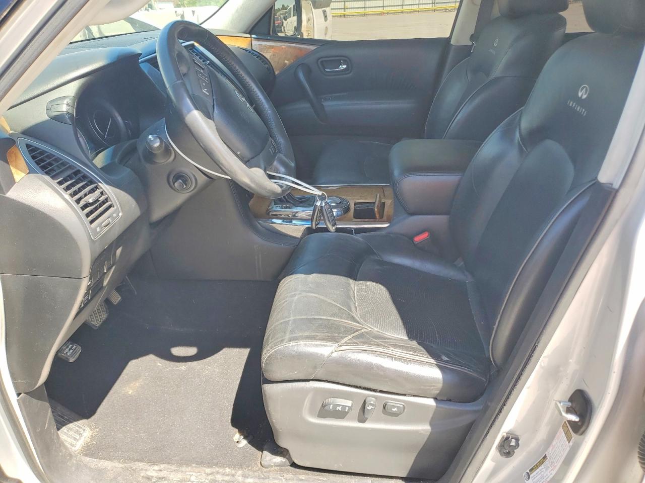 2014 Infiniti Qx80 Base Silver vin: JN8AZ2NF0E9556027