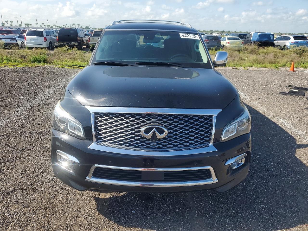 2015 Infiniti Qx80 Base Black vin: JN8AZ2NF0F9570642