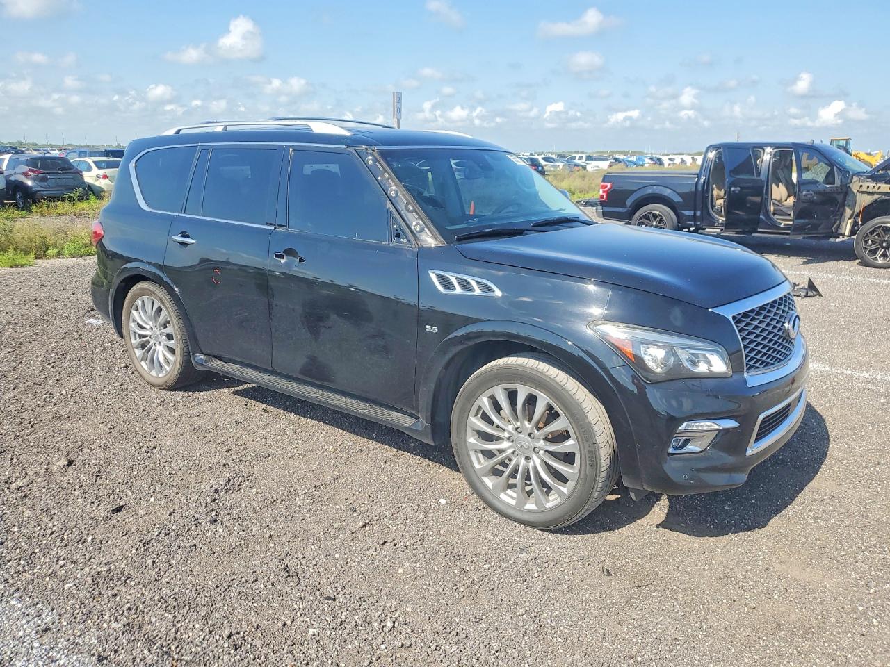 2015 Infiniti Qx80 Base Black vin: JN8AZ2NF0F9570642