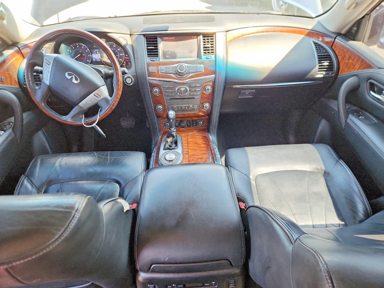 2015 Infiniti Qx80 Base Blue vin: JN8AZ2NF0F9571872
