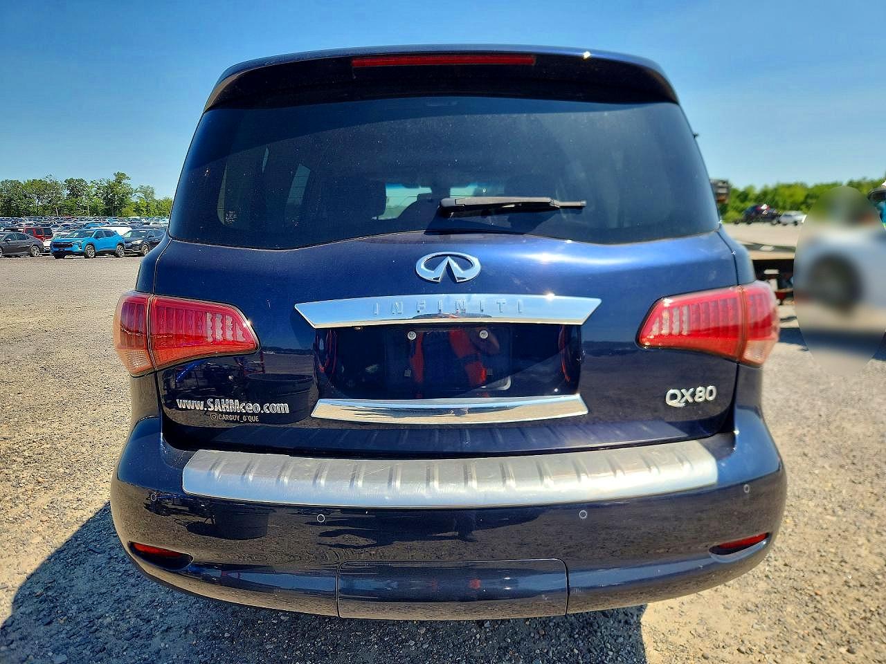 2015 Infiniti Qx80 Base Blue vin: JN8AZ2NF0F9571872