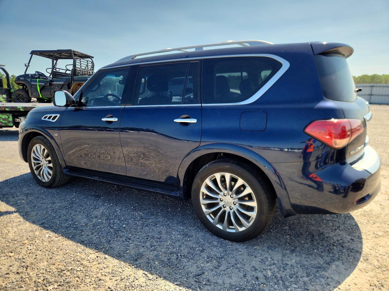 2015 Infiniti Qx80 Base Blue vin: JN8AZ2NF0F9571872