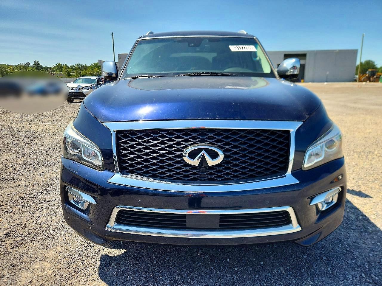 2015 Infiniti Qx80 Base Blue vin: JN8AZ2NF0F9571872