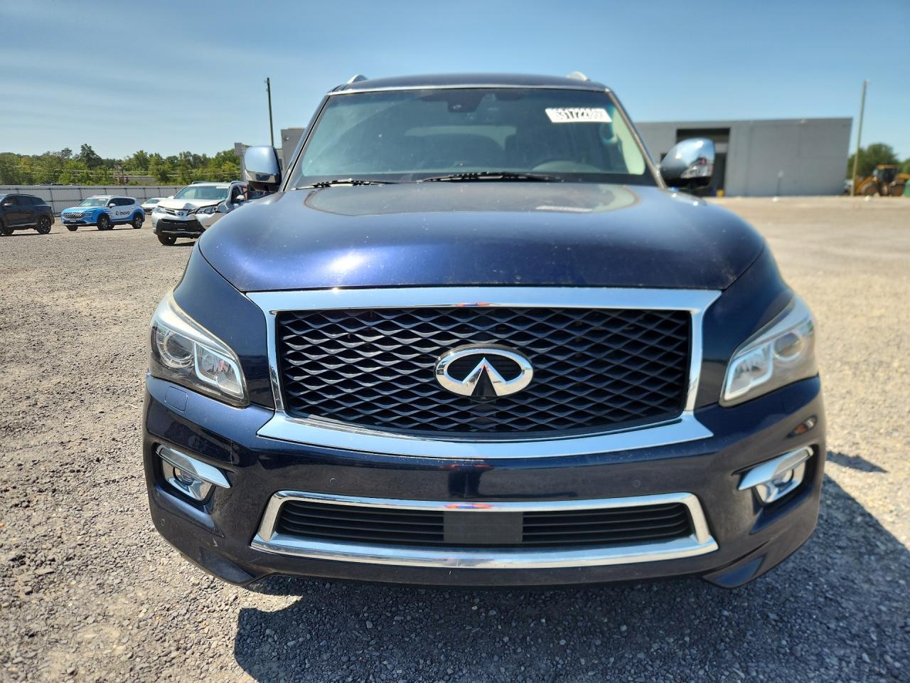 2015 Infiniti Qx80 Base Blue vin: JN8AZ2NF0F9571872 Damage: Left Head Lamp, Faded, Repair Required