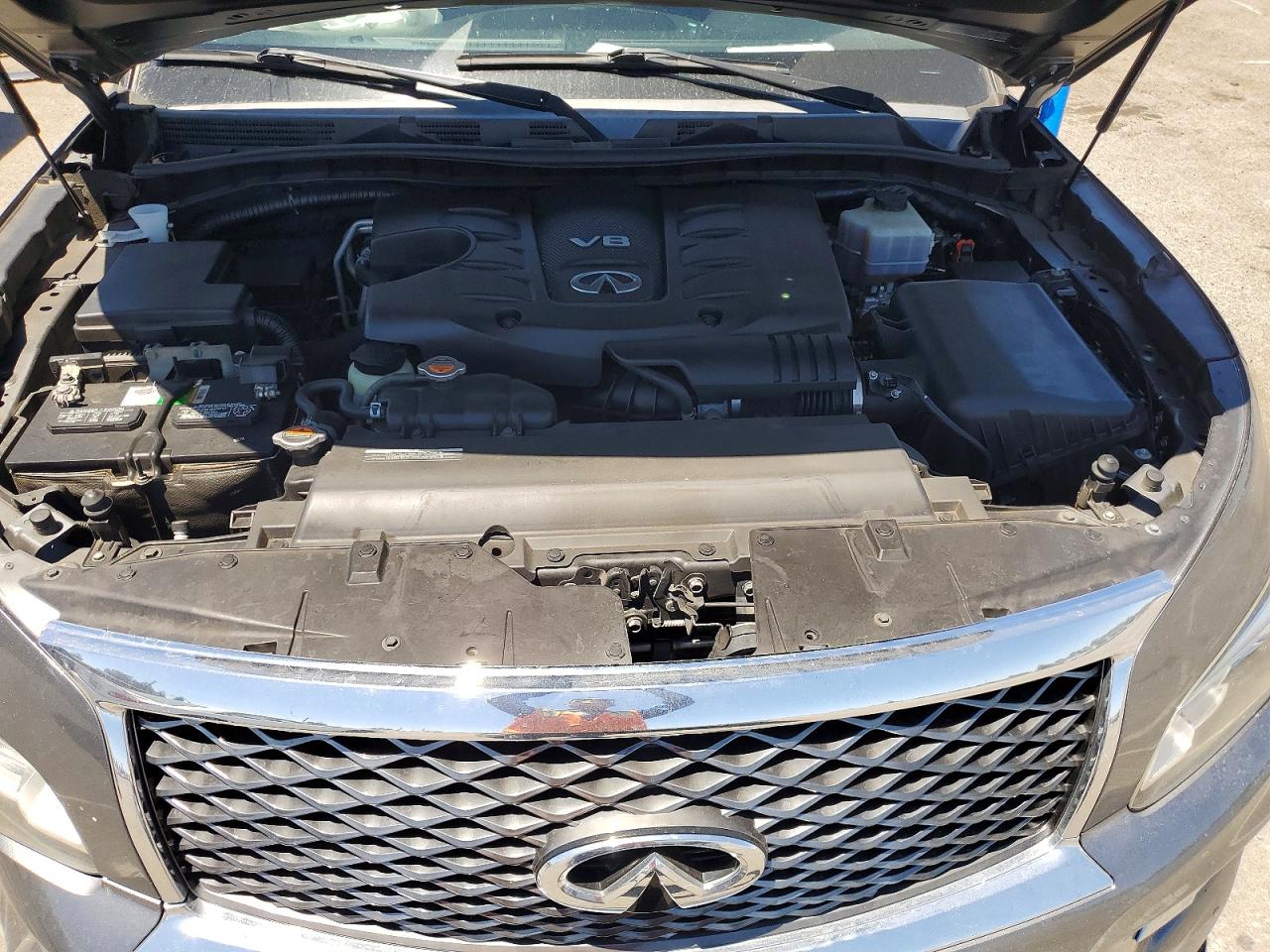 2016 Infiniti Qx80 Base Серый vin: JN8AZ2NF0G9610316