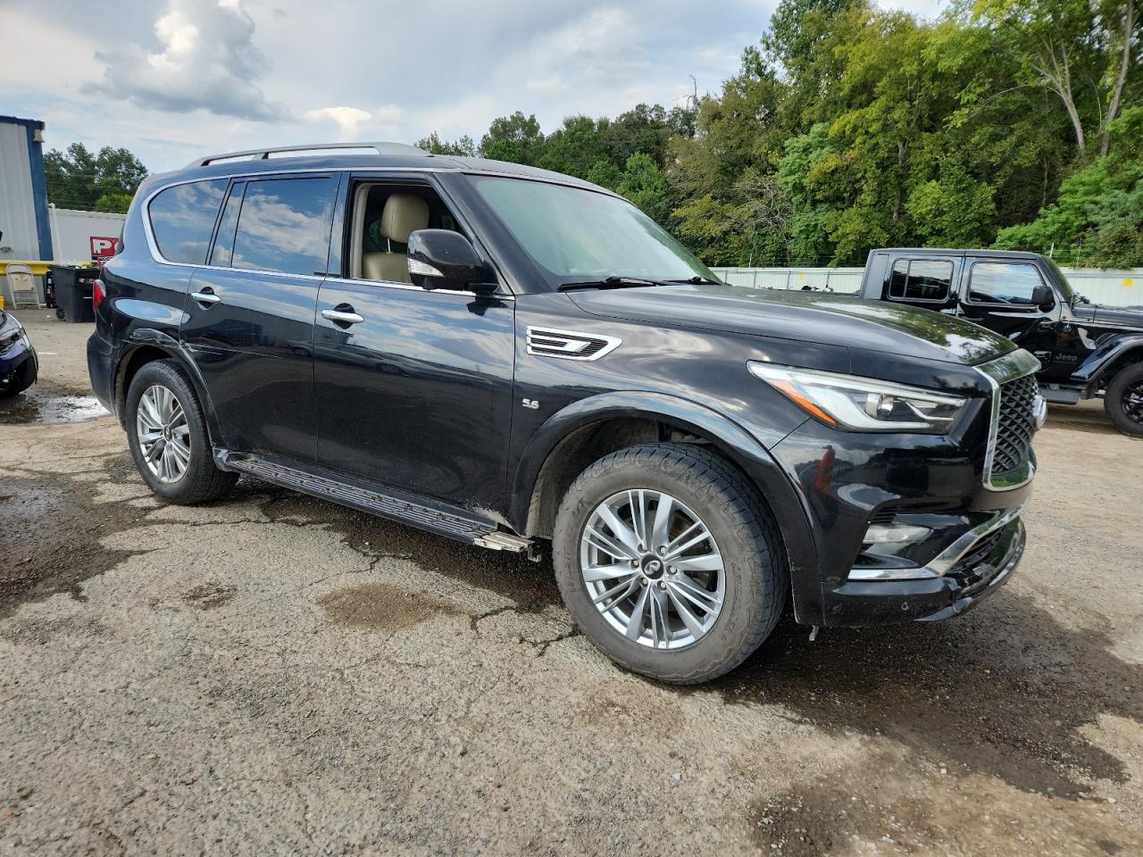 2018 Infiniti Qx80 Base Черный vin: JN8AZ2NF0J9661452
