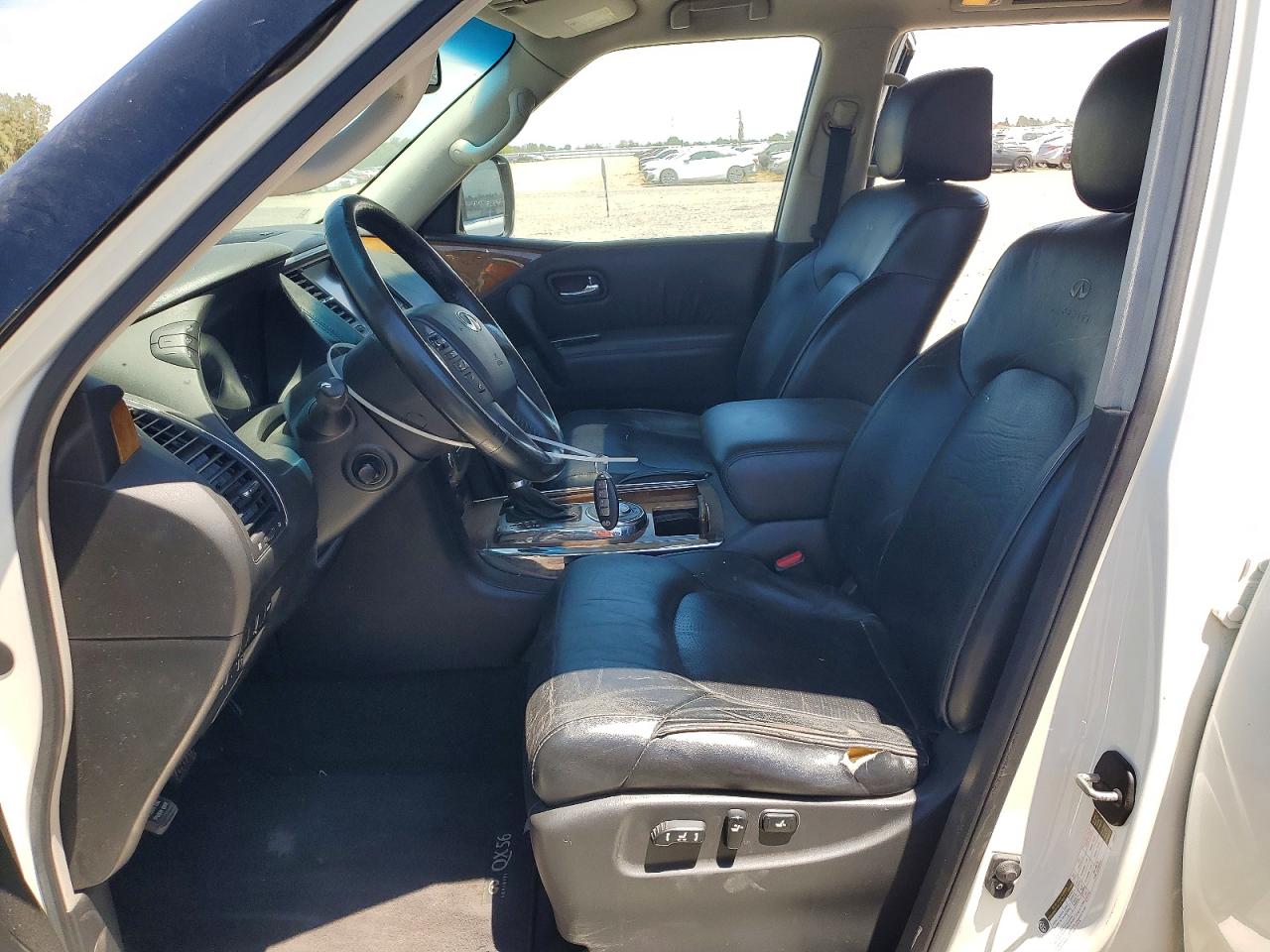 2011 Infiniti Qx56 Base White vin: JN8AZ2NF1B9501954