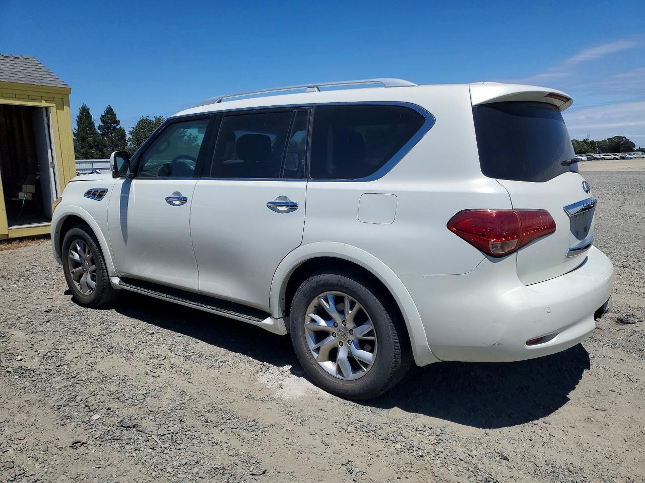 2011 Infiniti Qx56 Base White vin: JN8AZ2NF1B9501954