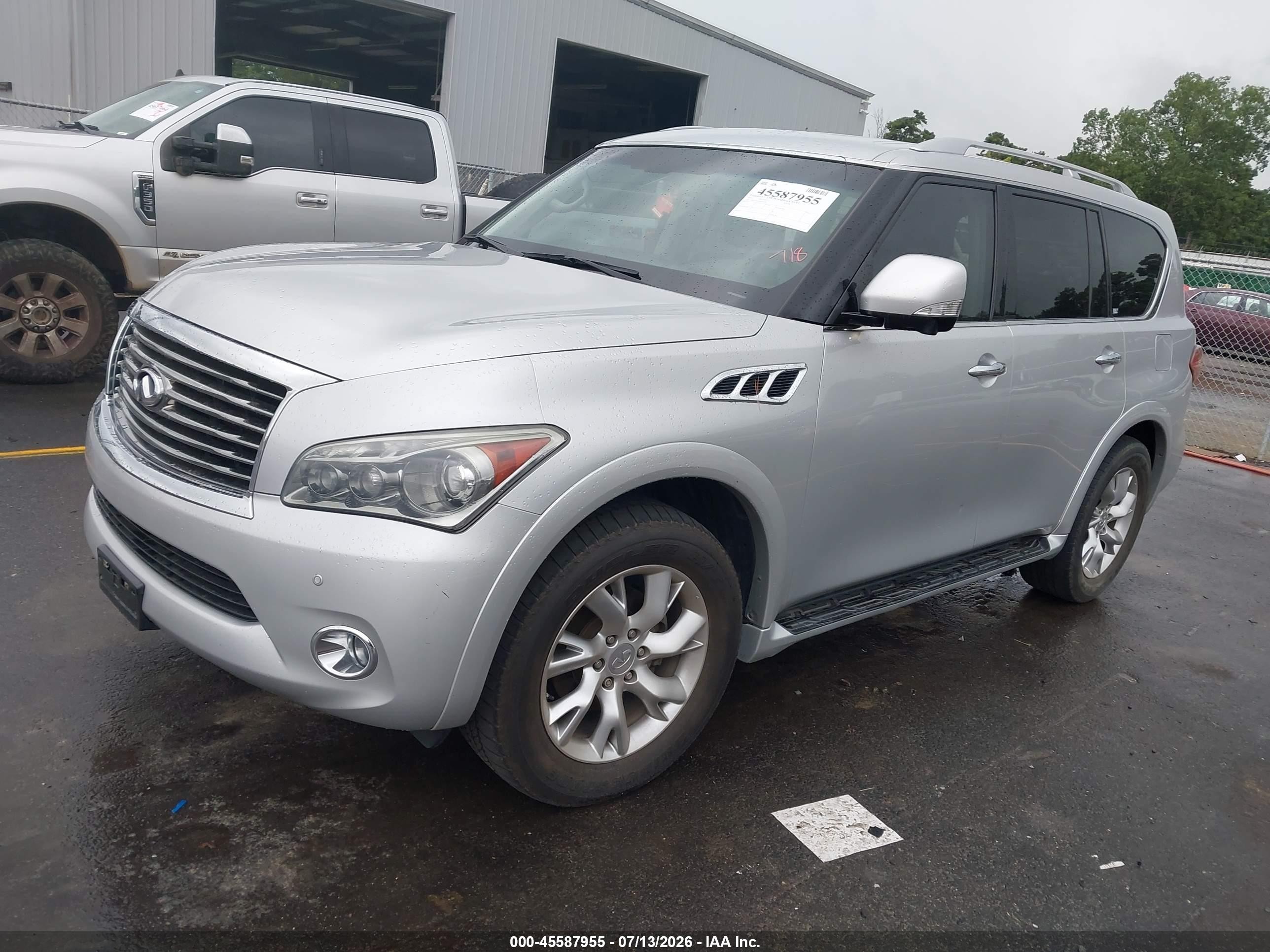 2011 Infiniti Qx56   Silver vin: JN8AZ2NF1B9502120